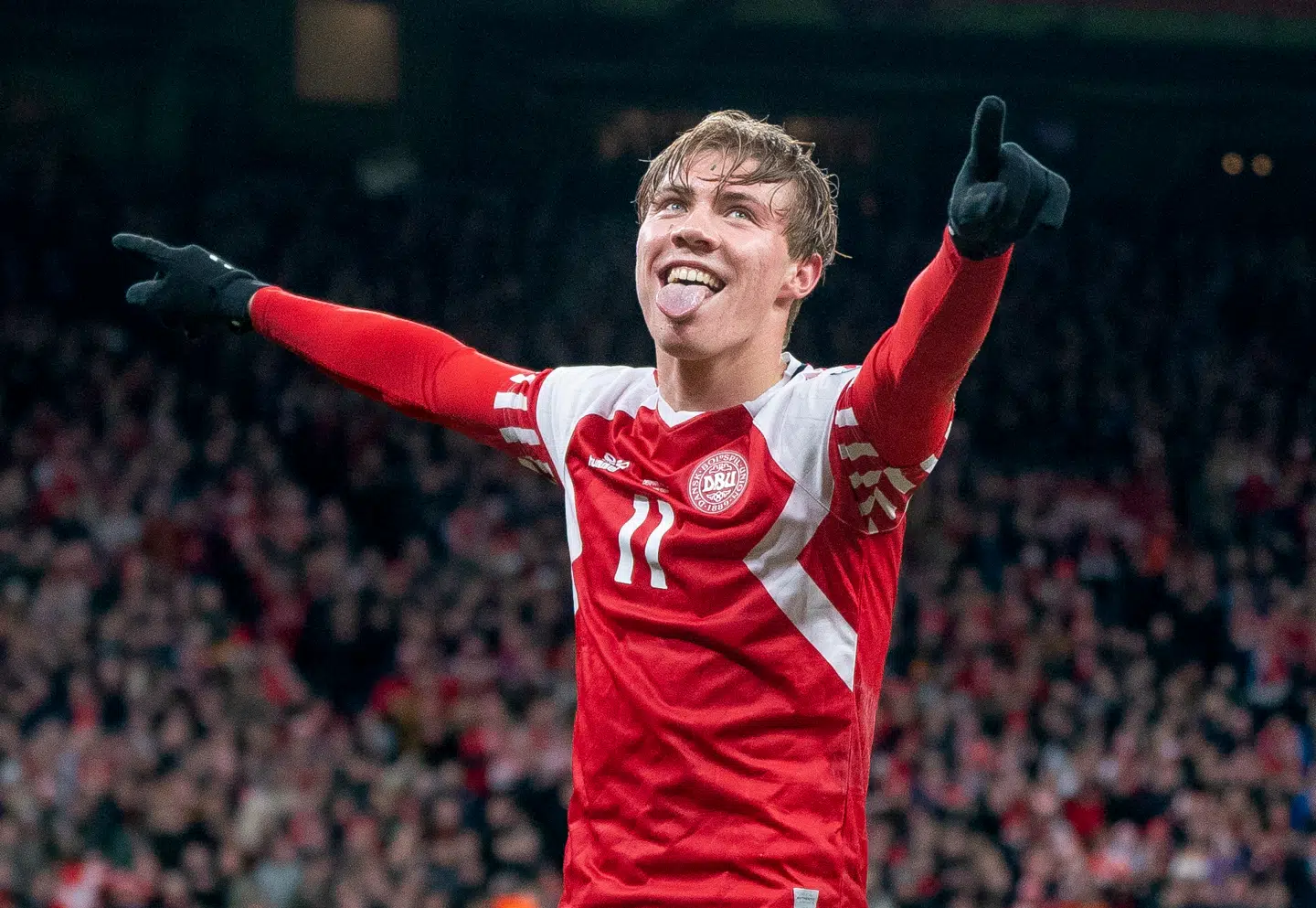 Danmarks nye angrebsstjerne, Rasmus Højlund, scorede hattrick for Danmark. Og det er ikke tilfældigt.
