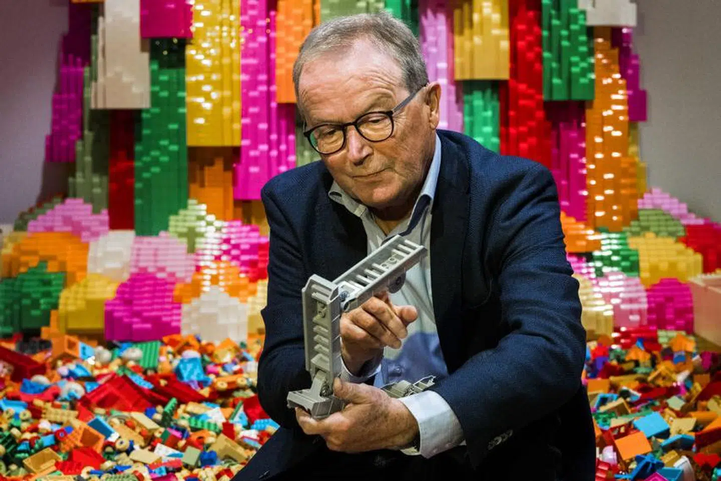 Kjeld Kirk Kristiansen – tredjegenerationsejer af LEGO-koncernen og formand for bestyrelsen i Kirkbi – i sit es i LEGO House i Billund.