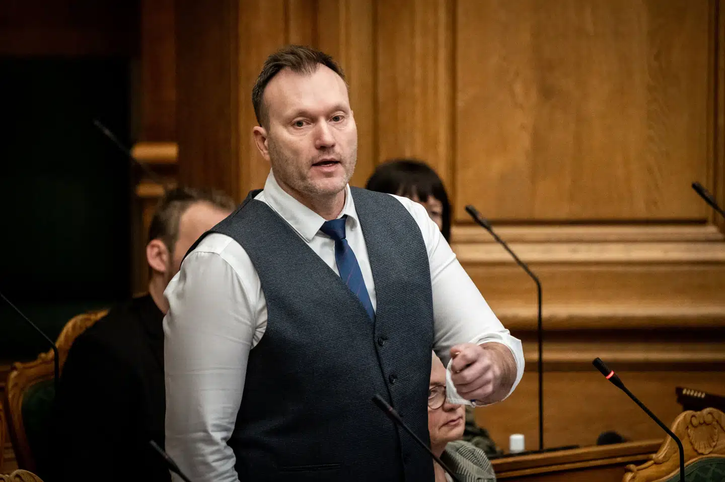 Lars Boje Mathiesen stopper som formand i Nye Borgerlige, skriver partiets hovedbestyrelse i en mail til partiets medlemmer. (Arkivfoto). Ida Marie Odgaard/Ritzau Scanpix