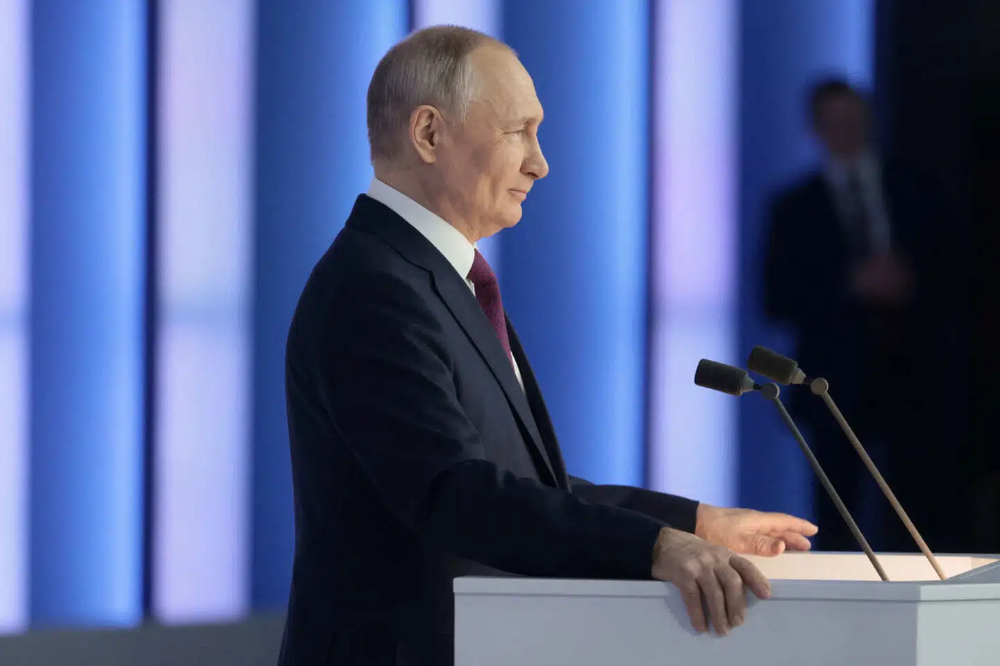 Ruslands præsident Vladimir Putin holdt tirsdag den 21. februar tale til nationen (arkivfoto).