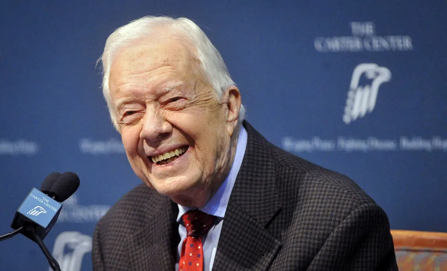 98-årige Jimmy Carter var demokratisk præsident fra 1977 til 1981. (Arkivfoto). – Foto: John Amis/Reuters