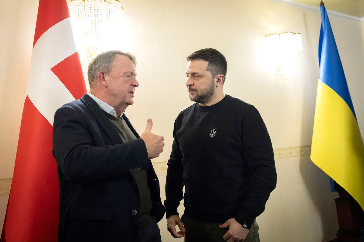Lars Løkke Rasmussen besøgte sammen med statsminister Mette Frederiksen og forsvarsminister Jacob Ellemann-Jensen for nyligt Mykolajiv og Odesa i Ukraine, hvor de mødtes med den Ukrainske præsident Volodymyr Zelenskyj. Her ses Lars Løkke Rasmussen og Volodymyr Zelenskyj efter pressemødet i Odesa.