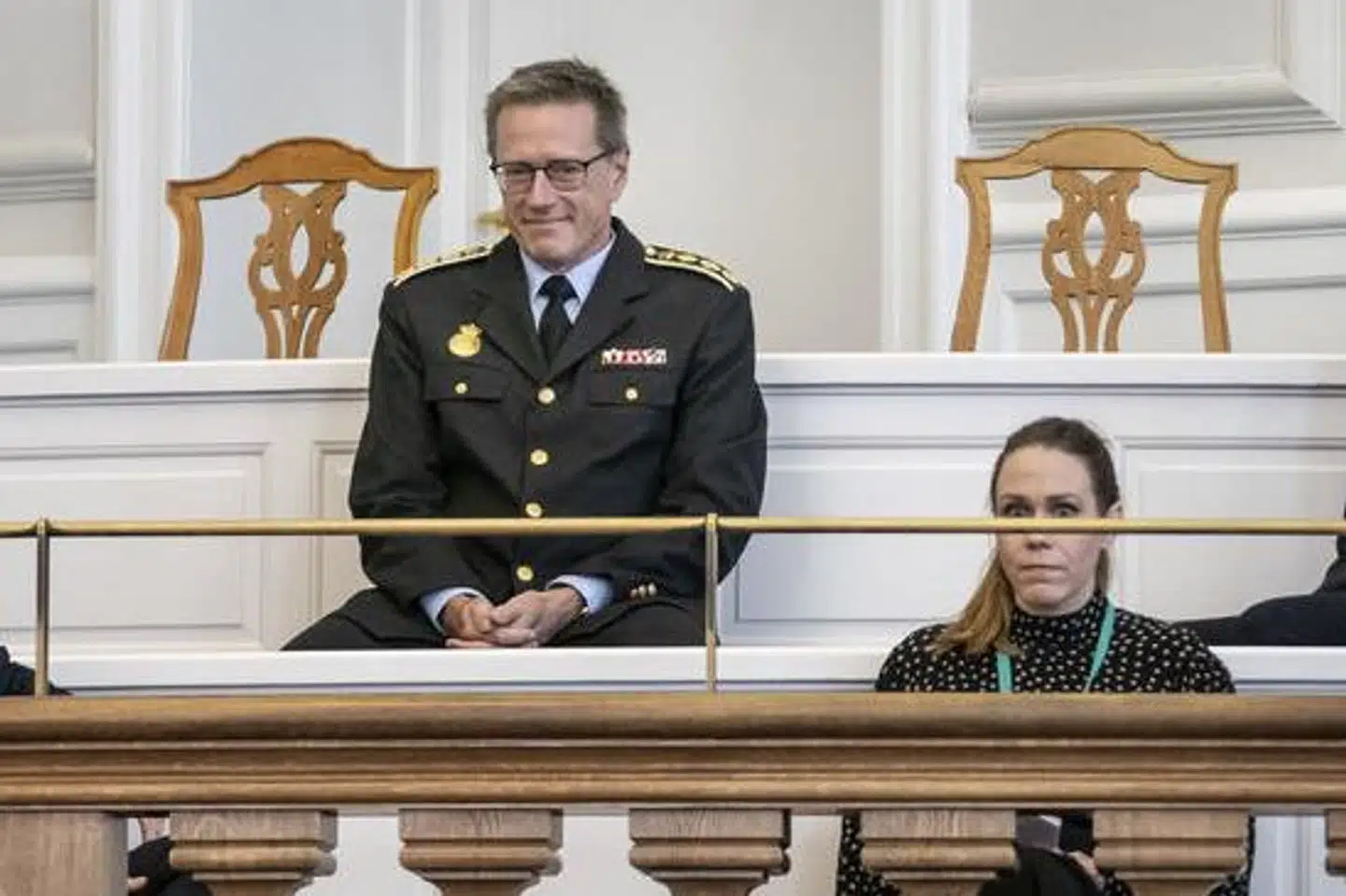 »Det er svært at forstå og bære, at en af de største statslige skandaler ikke har haft nævneværdige konsekvenser for de involverede,« skriver Ole P. Kristensen i denne leder. Her ses Barbara Bertelsen og Thorkild Fogde til Folketingets åbning  6. oktober 2020.