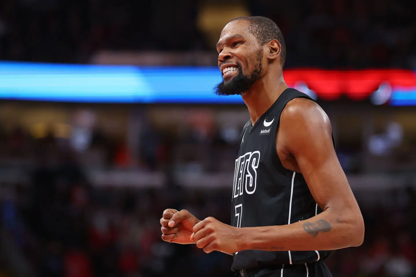 Kevin Durant er ifølge medier i gang med sin sidste sæson hos Brooklyn Nets. (Arkivfoto). Michael Reaves/Ritzau Scanpix