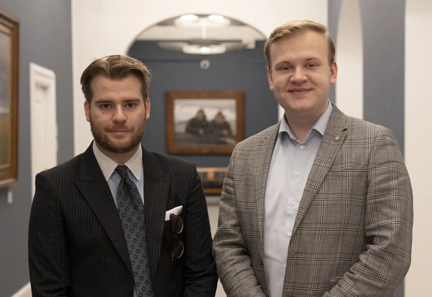 Mitchel Oliver Vestergaard (tv.) og Christian Bülow (th.).