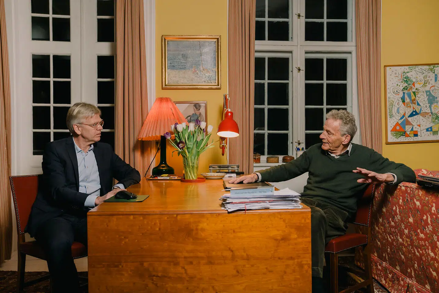Karsten Dybvad og Michael Lunn var i mange år nogle af Slotsholmens tungeste stemmer.