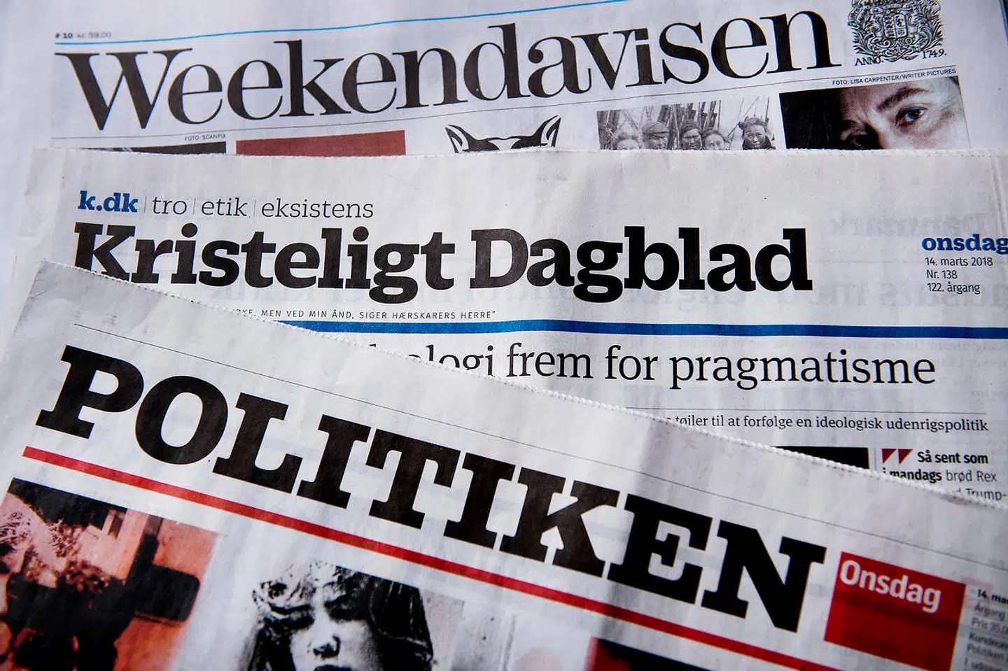 I alt er der foreløbigt blevet tildelt 360,5 millioner kroner til medier for 2023. Arkivfoto: Liselotte Sabroe/Ritzau Scanpix