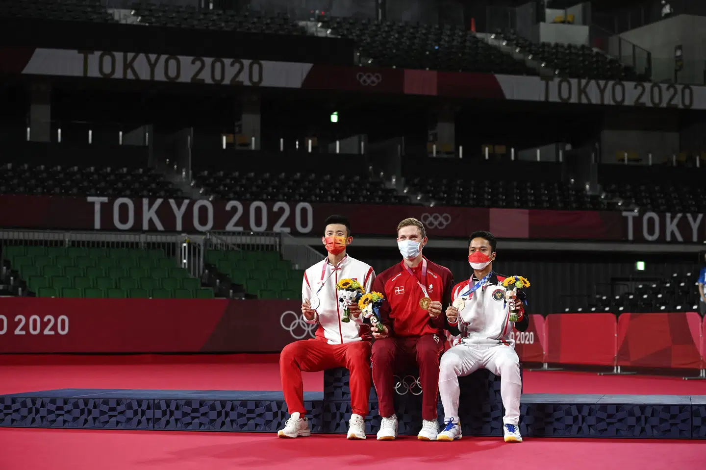 Viktor Axelsen vandt OL-guld til Danmark ved det seneste sommer-OL i 2021 i Tokyo. (Arkivfoto). Alexander Nemenov/Ritzau Scanpix