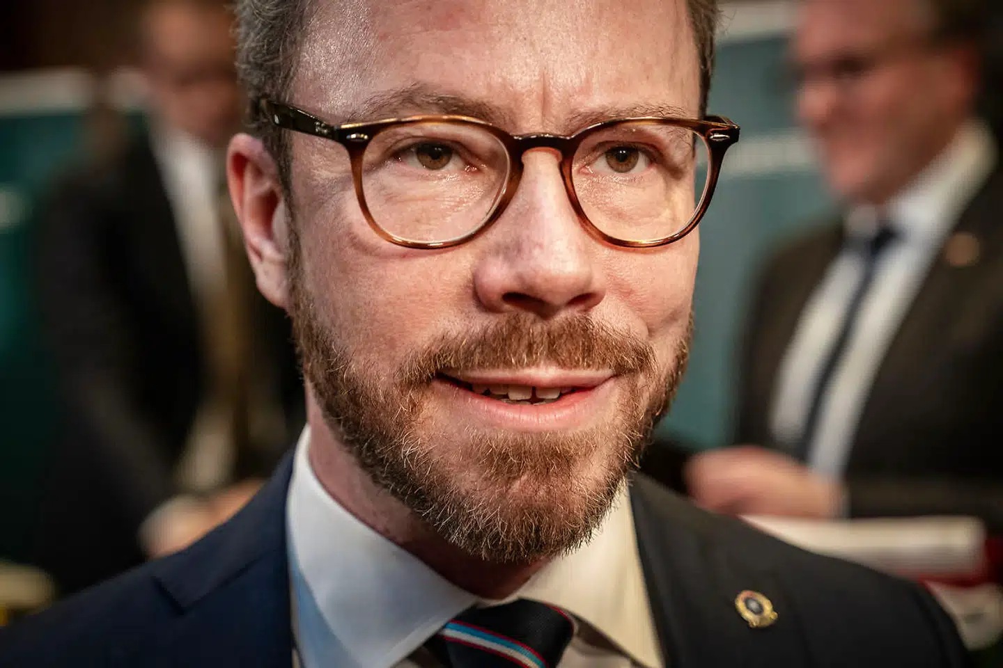 I Venstre undrer man sig over især De Konservatives modstand mod afskaffelsen af store bededag. Det kan ende med, at K smides ud af forsvarsforhandlingerne. På billedet V-formand Jakob Ellemann-Jensen.