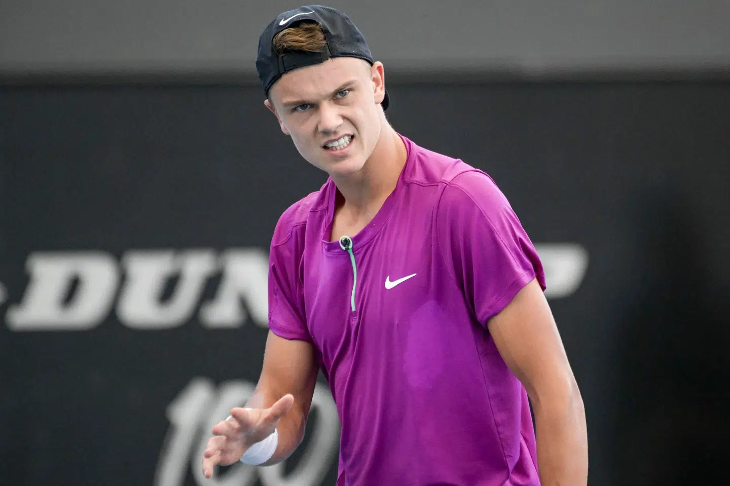 Holger Rune tabte i sidste uge til japaneren Yoshihito Nishioka i første runde i Adelaide. Brenton Edwards/Ritzau Scanpix