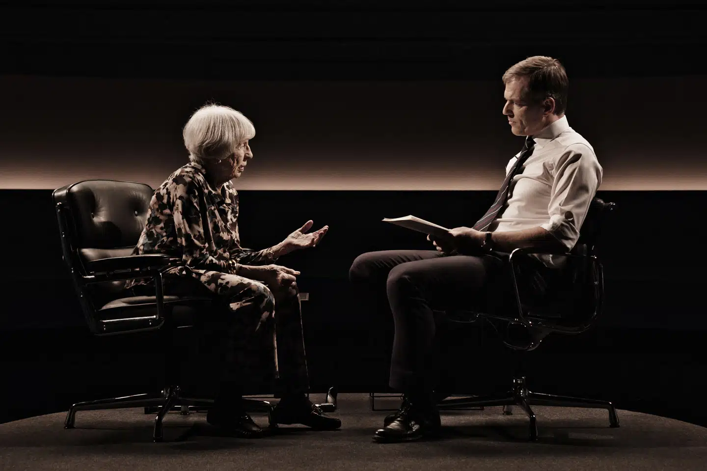 Søndag vises programserien Det sidste ord på TV 2 med Lise Nørgaard, der døde den 1. januar. SimsonogZartov/TV 2/Free