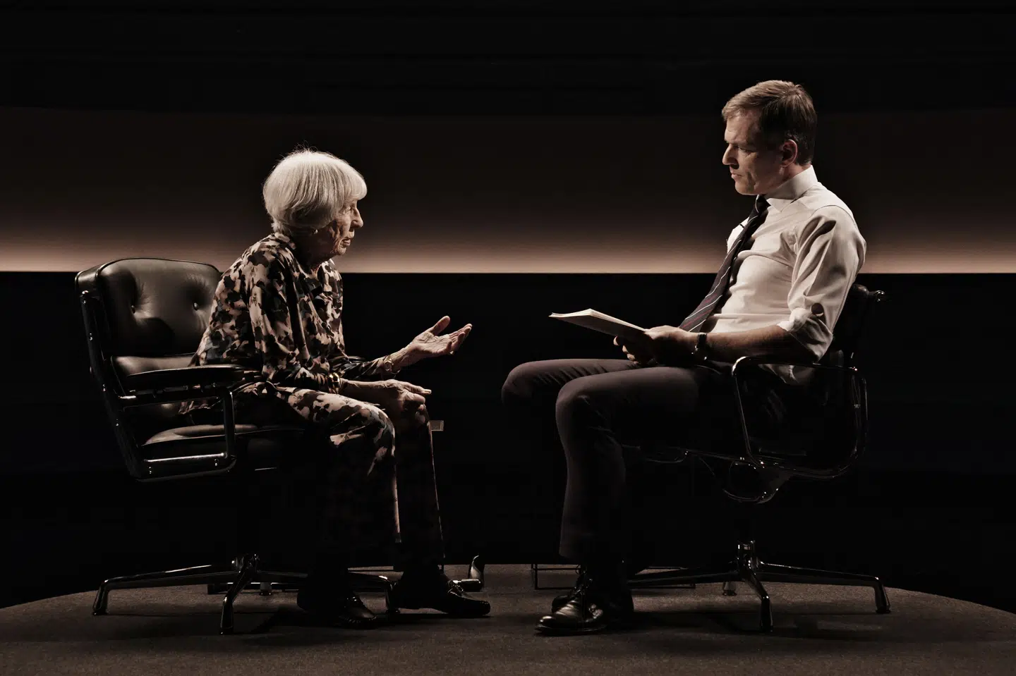 Søndag vises programserien Det sidste ord på TV 2 med Lise Nørgaard, der døde den 1. januar. SimsonogZartov/TV 2/Free