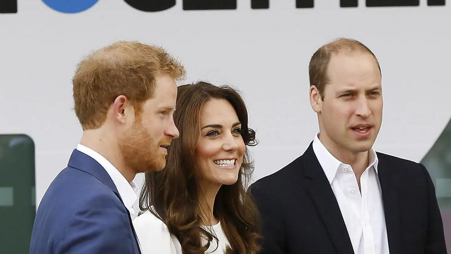 I 2016 så William, Harry og Kate stadig ud til at have det fint sammen.