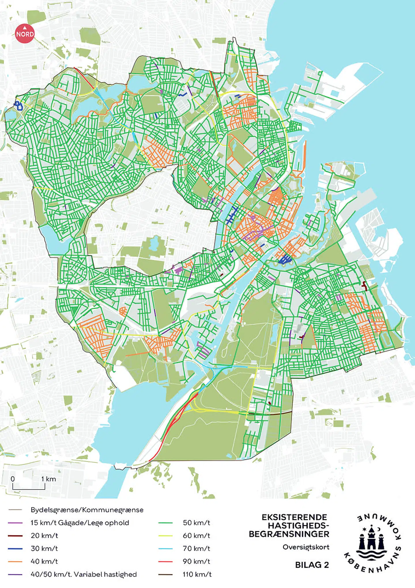 Disse hastighedsbegrænsninger gælder i dag.
