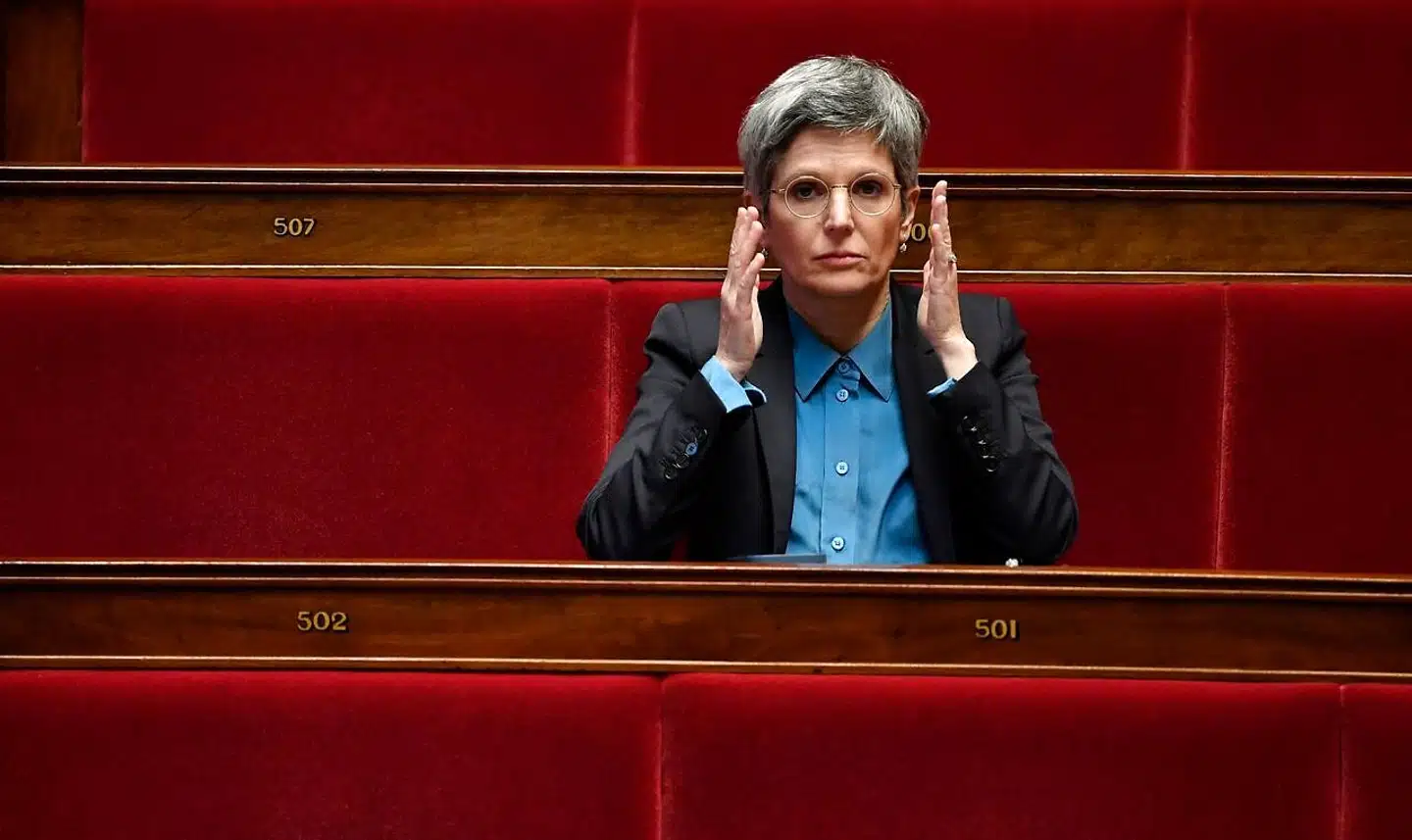 Sandrine Rousseau fra det grønne parti Europe Écologie Les Verts forsvarer »retten til dovenskab«.