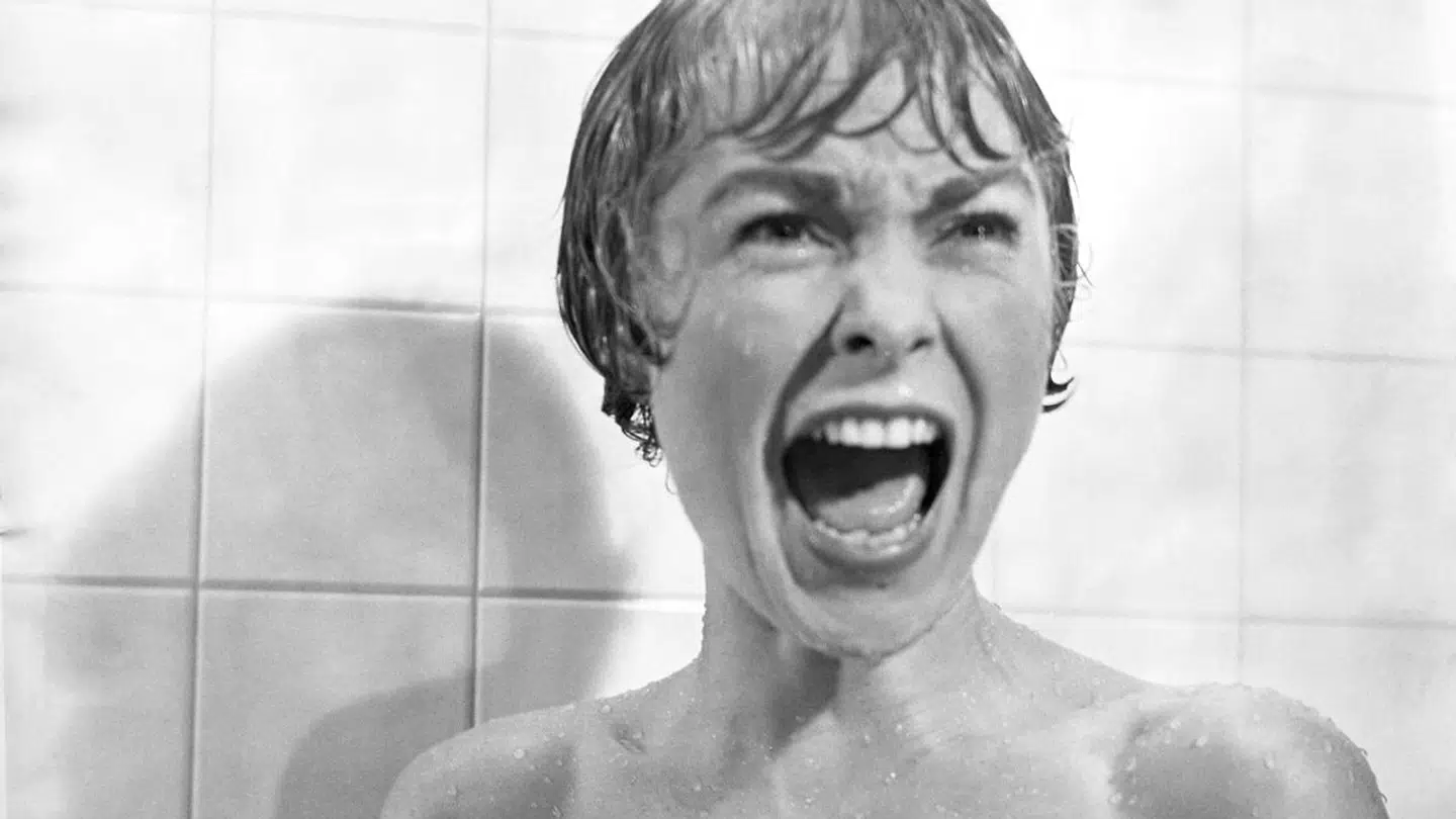 Foto fra Hitchcock-filmen »Psycho«.