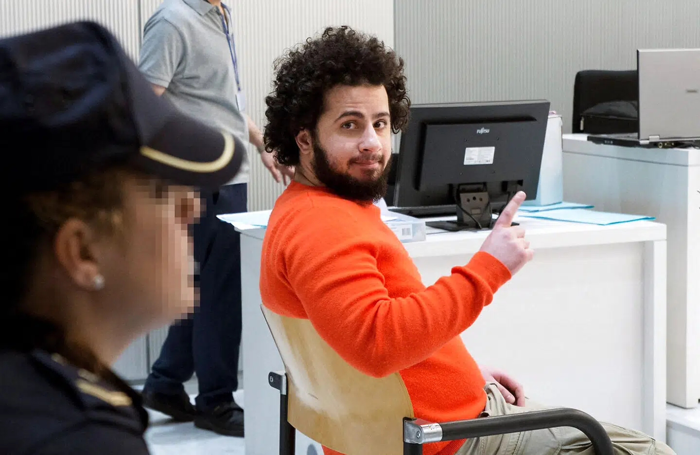 Ahmed Samsam under retssagen i Spanien. Den terrordømte dansker afsoner sin straf i Enner Mark Fængsel efter at være blevet overført til afsoning i Danmark i 2020.