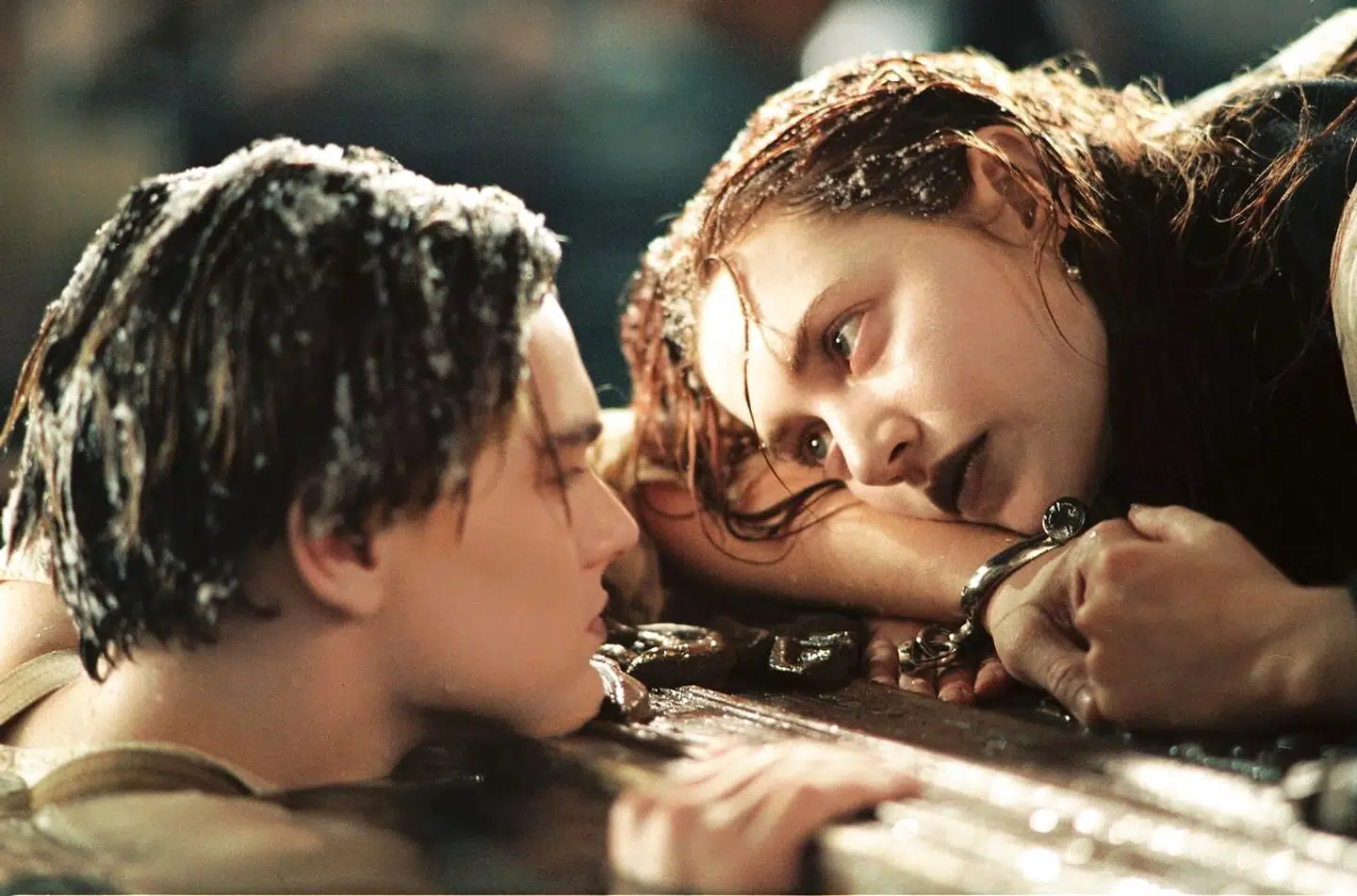 Kate Winslet og Leonardo DiCaprio – i folkemunde oftest Kate og Leo – i »Titanic«.