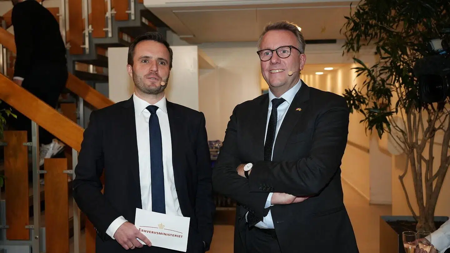 Simon Kollerup måtte sige farvel til sin første ministerpost i Erhvervsministeriet i dag, mens det var Morten Bødskovs fjerde gang til at modtage en ministertitel.