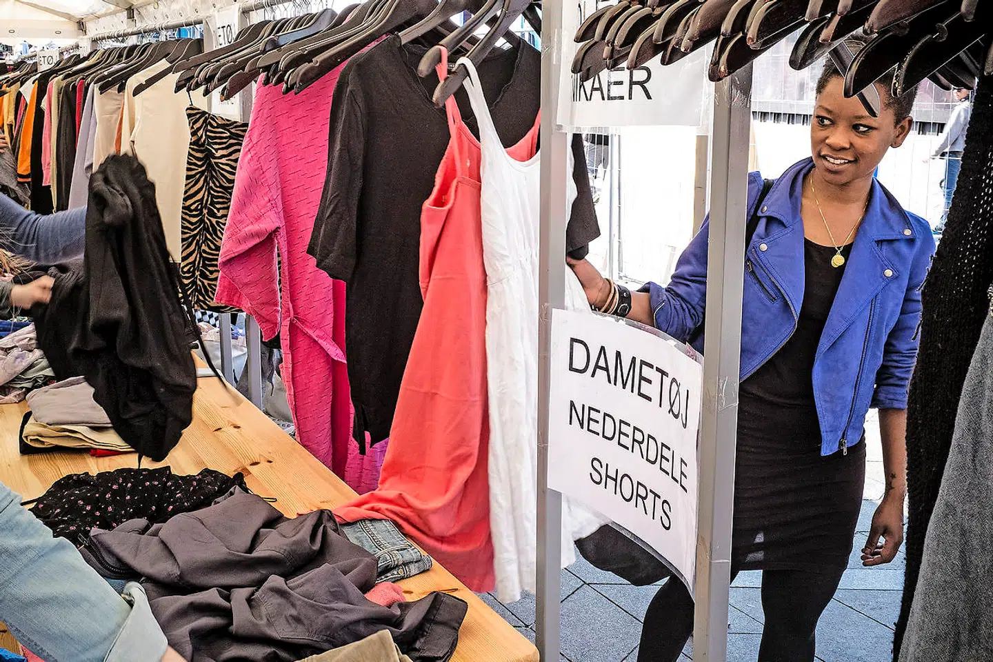 Arkivfoto: Københavns Design Marked 2023 skulle være afholdt til januar i K.B. Hallen – men markedet findes tilsyneladende ikke. Billedet her er fra et tøjmarked, der blev afholdt på Rådhuspladsen.