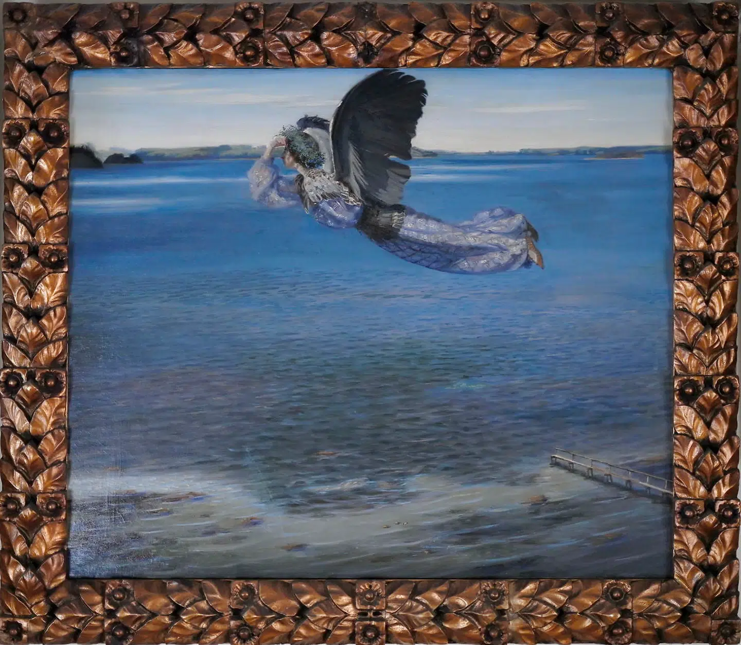 Det er dette værk af Agnes Slott-Møller, »Jomfru Blidelil« (1899), som Fuglsang Kunstmuseum nu håber at kunne få råd til. Prisen er 2,7 millioner kroner.