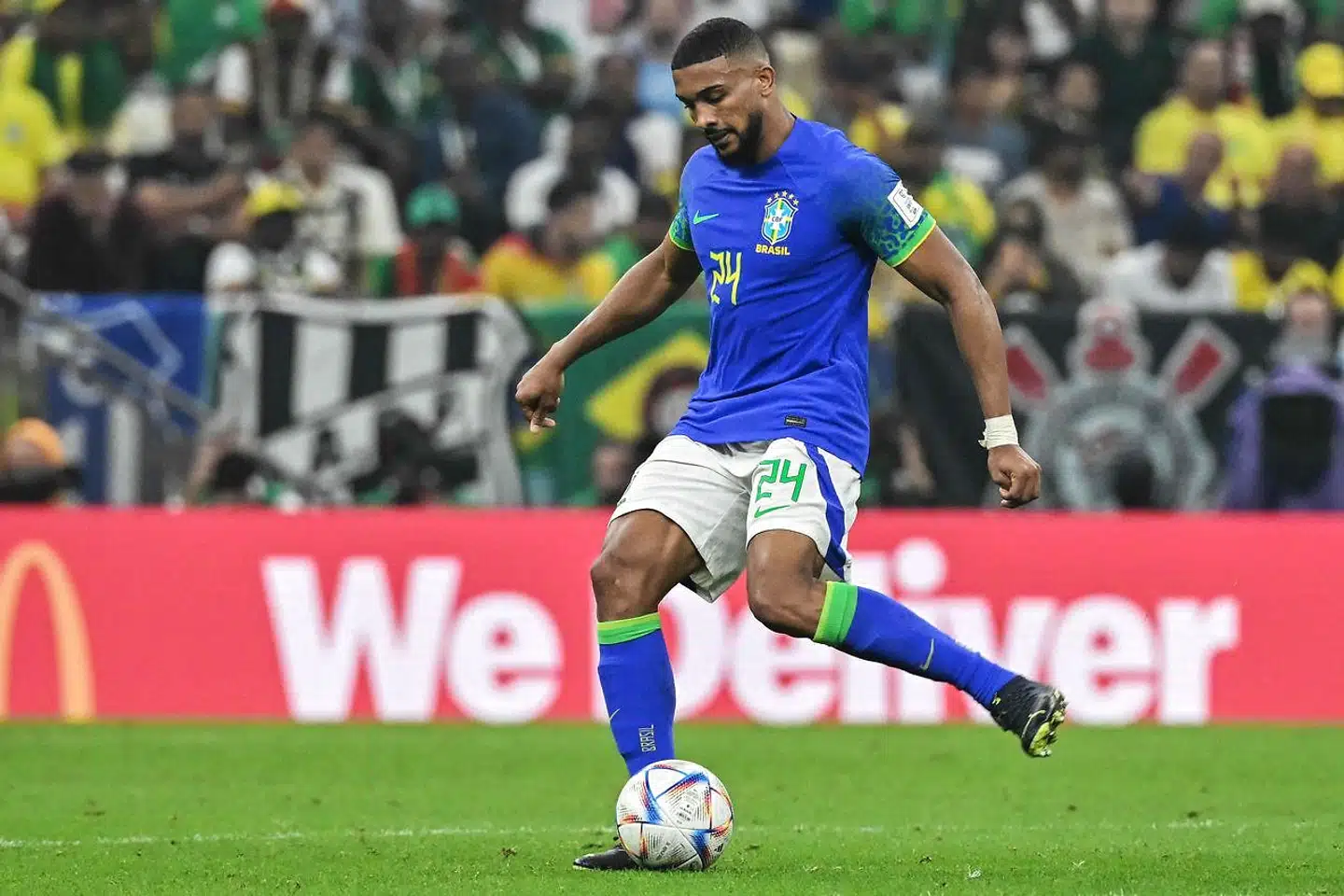 Den 25-årige Bremer spillede sin anden landskamp for Brasilien.