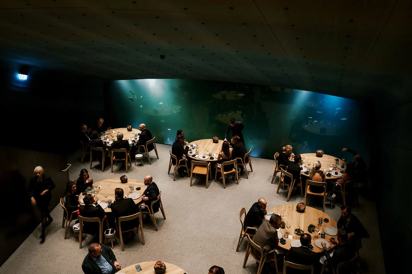 Champagne under vandet: En stor oplevelse af natur, design, mad og champagne smeltet sammen i en højere helhed.