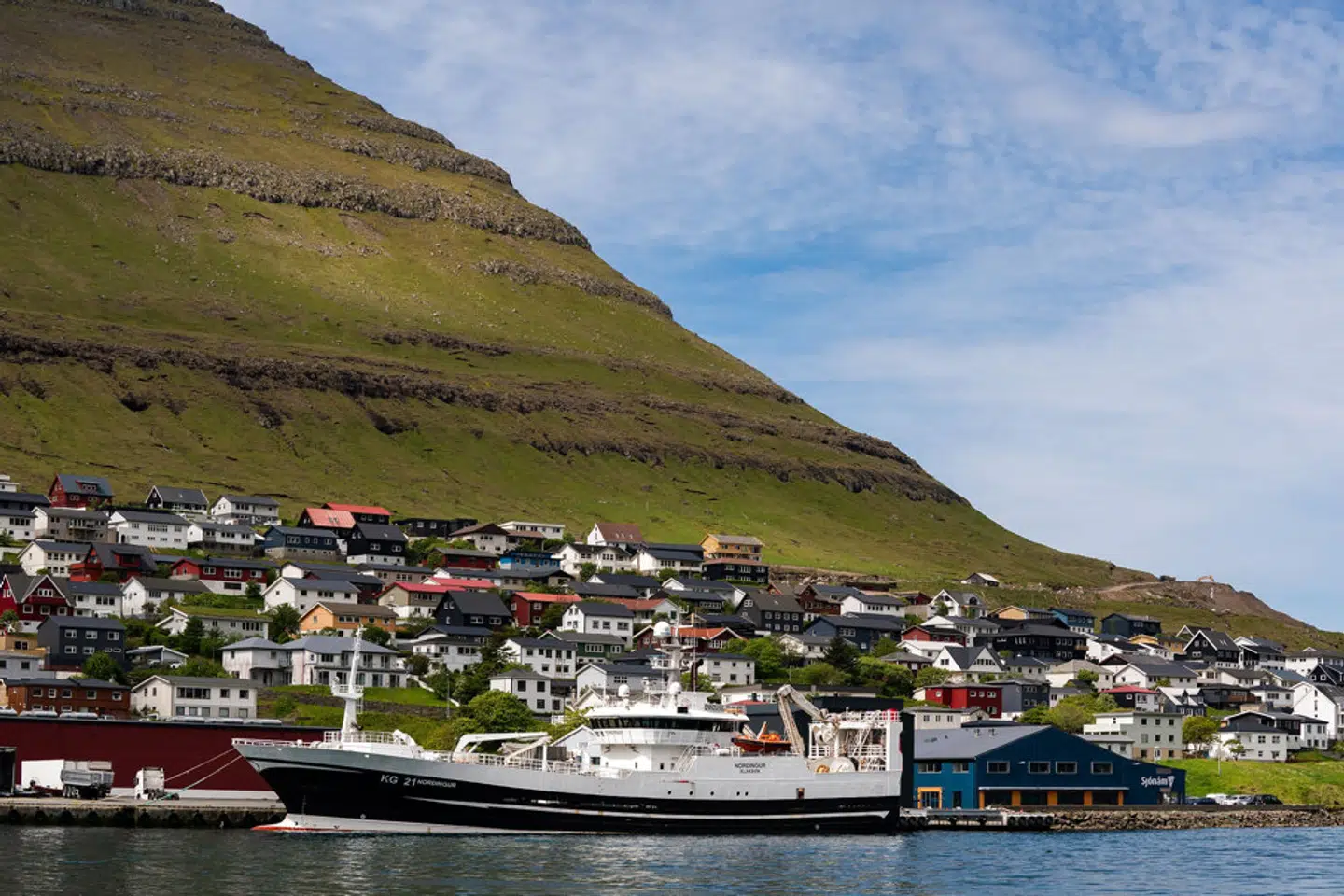 Klaksvig er et af de lokalsamfund på Færøerne, som er dybt afhængige af fiskeri. (Arkivfoto). - Foto: Ida Marie Odgaard/Ritzau Scanpix
