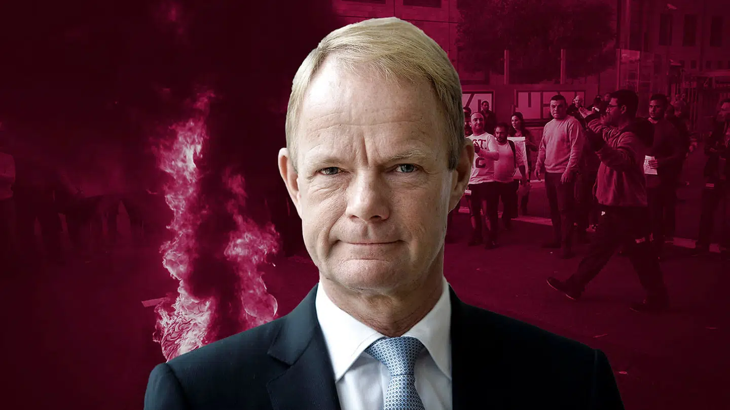 Det skabte uro og kaos i Jerusalems gader, da Kåre Schultz annoncerede en omfattende fyringsrunde i israelske Teva.