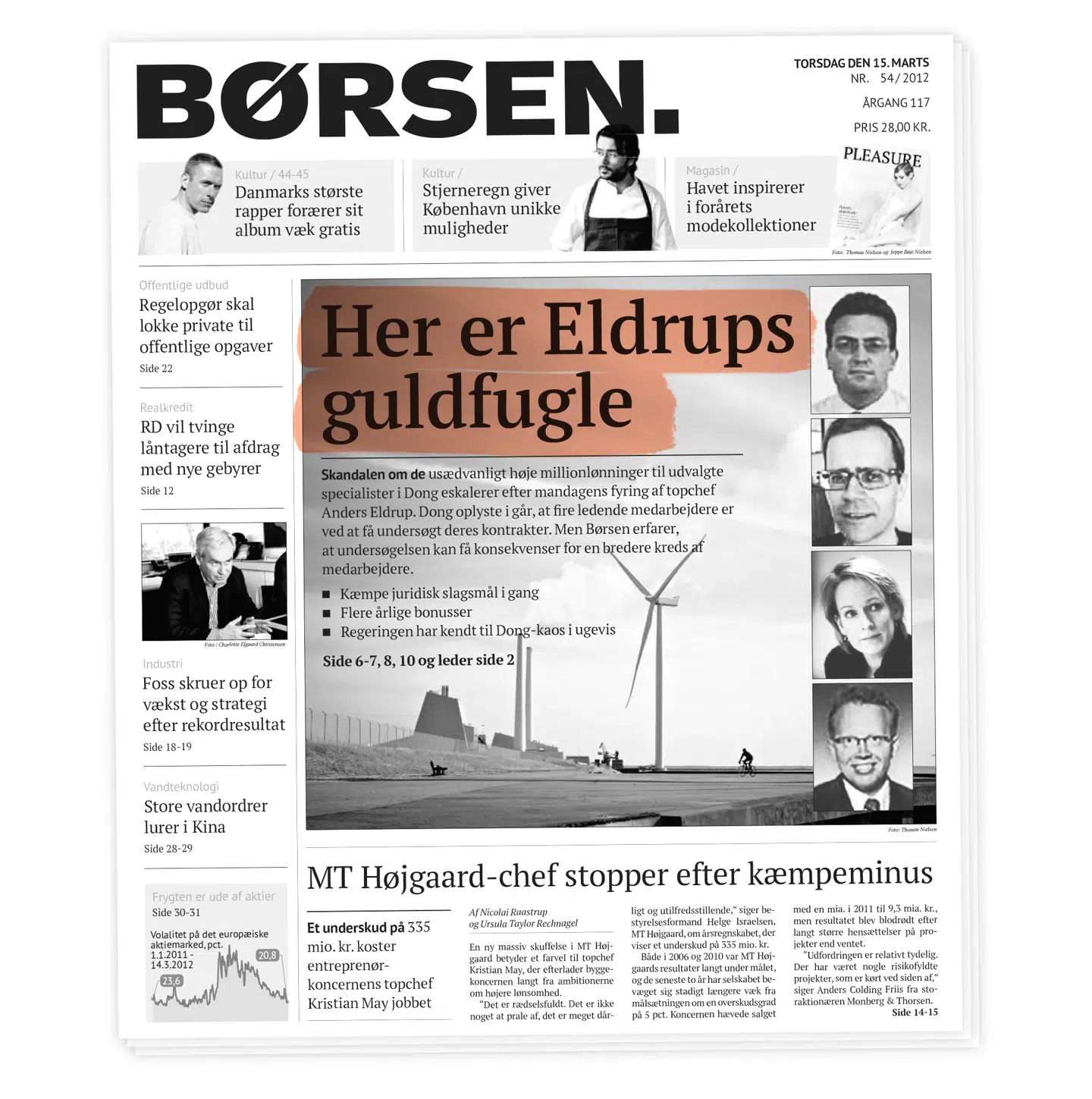 Børsens omtale 15. marts 2012. Arkivfoto: Thomas Nielsen/Ritzau Scanpix