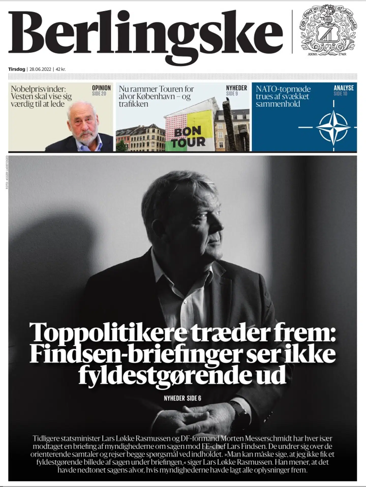 Bid for bid har fremtrædende politikere fortalt, at der er noget galt med indholdet fra de briefinger, de har modtaget om Findsen-sagen. Partileder Lars Løkke Rasmussen (M) var den første til at italesætte problematikken.