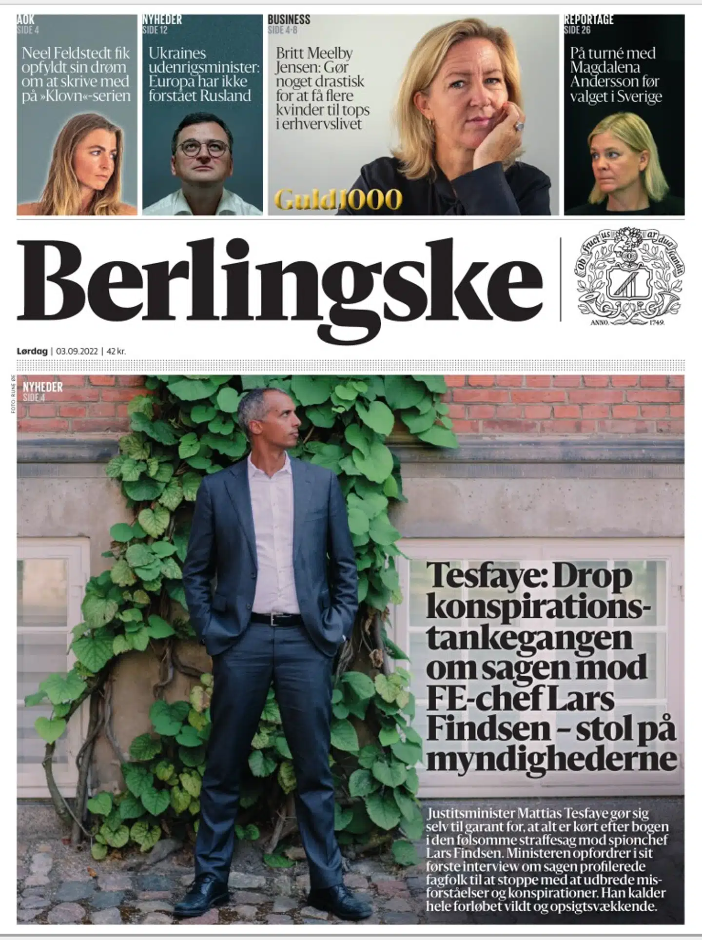 Justitsminister Mattias Tesfaye (S) har givet ét udførligt interview om FE-sagen. Her var budskabet, at alt er kørt efter bogen i PET og Justitsministeriet.