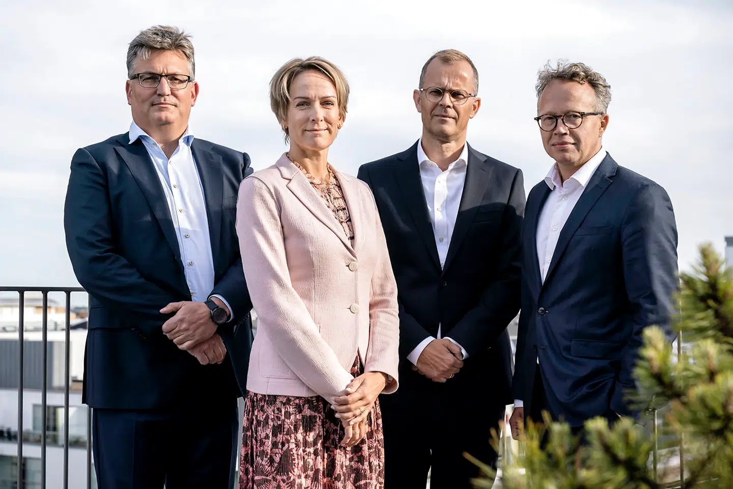 Der var oprindeligt fem seniorpartnere i CIP, men med Rune Bro Róins afgang er de decimeret til fire. Fra venstre: Jakob Baruël Poulsen, Christina Grumstrup Sørensen, Torsten Lodberg Smed og Christian Skakkebæk.