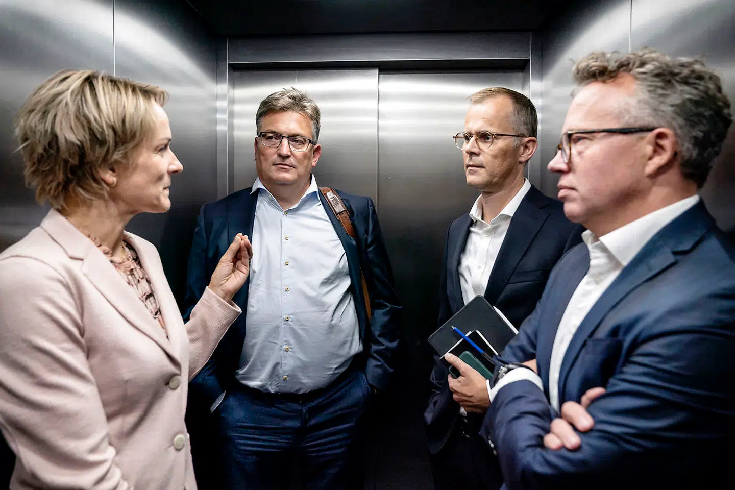 De fire seniorpartnere ejer tilsammen størstedelen af kapitalforvalteren Copenhagen Infrastructure Partners (CIP). Fra venstre: Christina Grumstrup Sørensen, Jakob Baruël Poulsen, Torsten Lodberg Smed og Christian Skakkebæk.