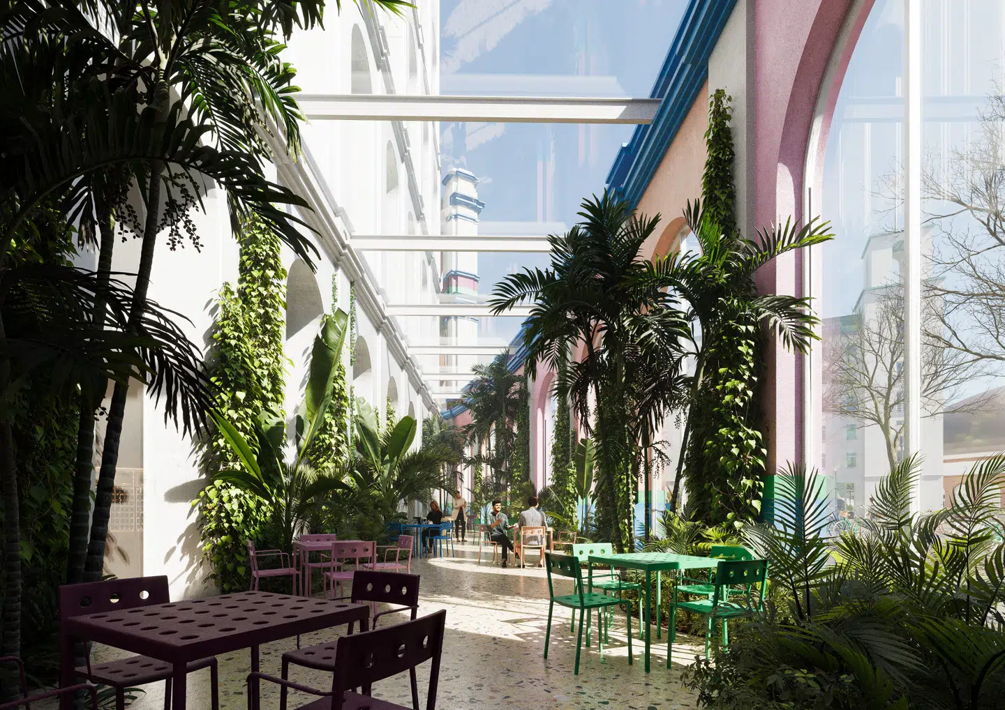 »Klassisk Palads« set indefra.