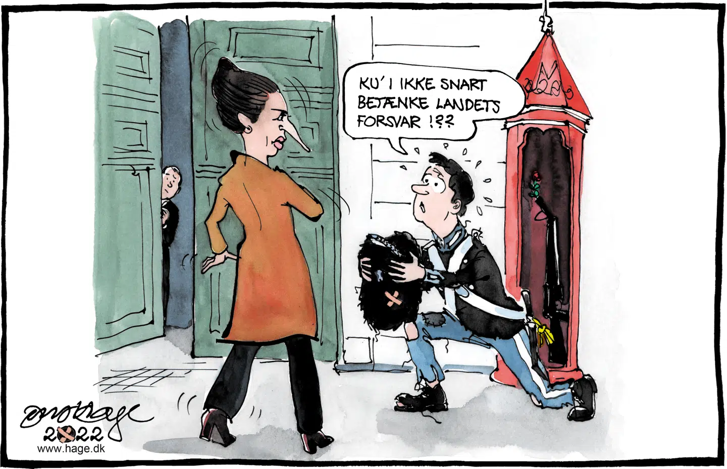 Ét meget vigtigt problem har været helt fraværende i valgkampen. Tegning: Jens Hage
