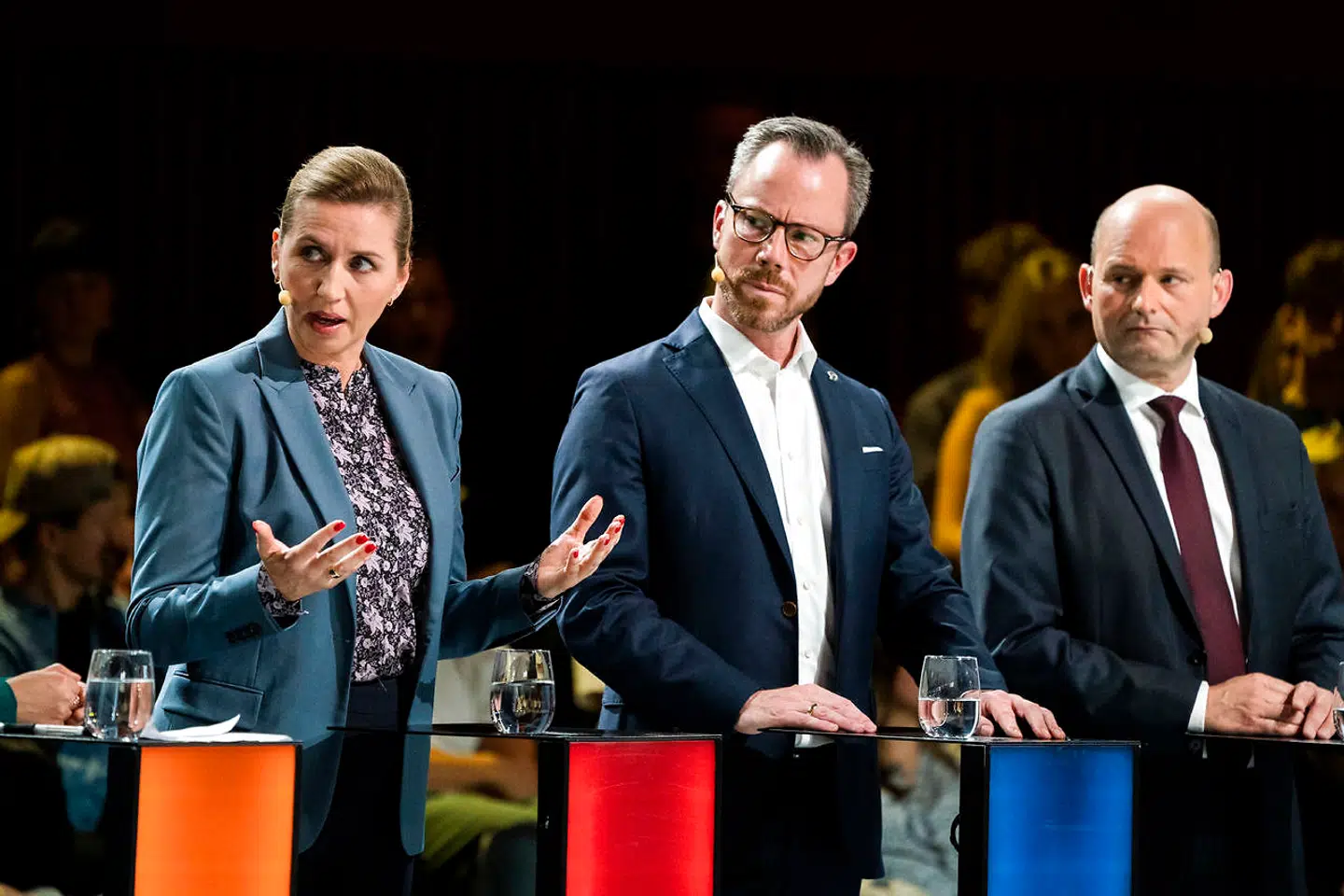 De tre statsministerkandidater, Mette Frederiksen (S), Jakob Ellemann-Jensen (V) og Søren Pape Poulsen (K), lover alle at gå i gang med reformer på den anden side af valget.
