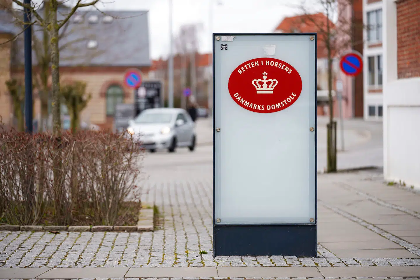 Manden blev fremstillet i grundlovsforhør i Retten i Horsens fredag. Her varetægtsfængslede en dommer ham i foreløbigt fire uger. (Arkivfoto).