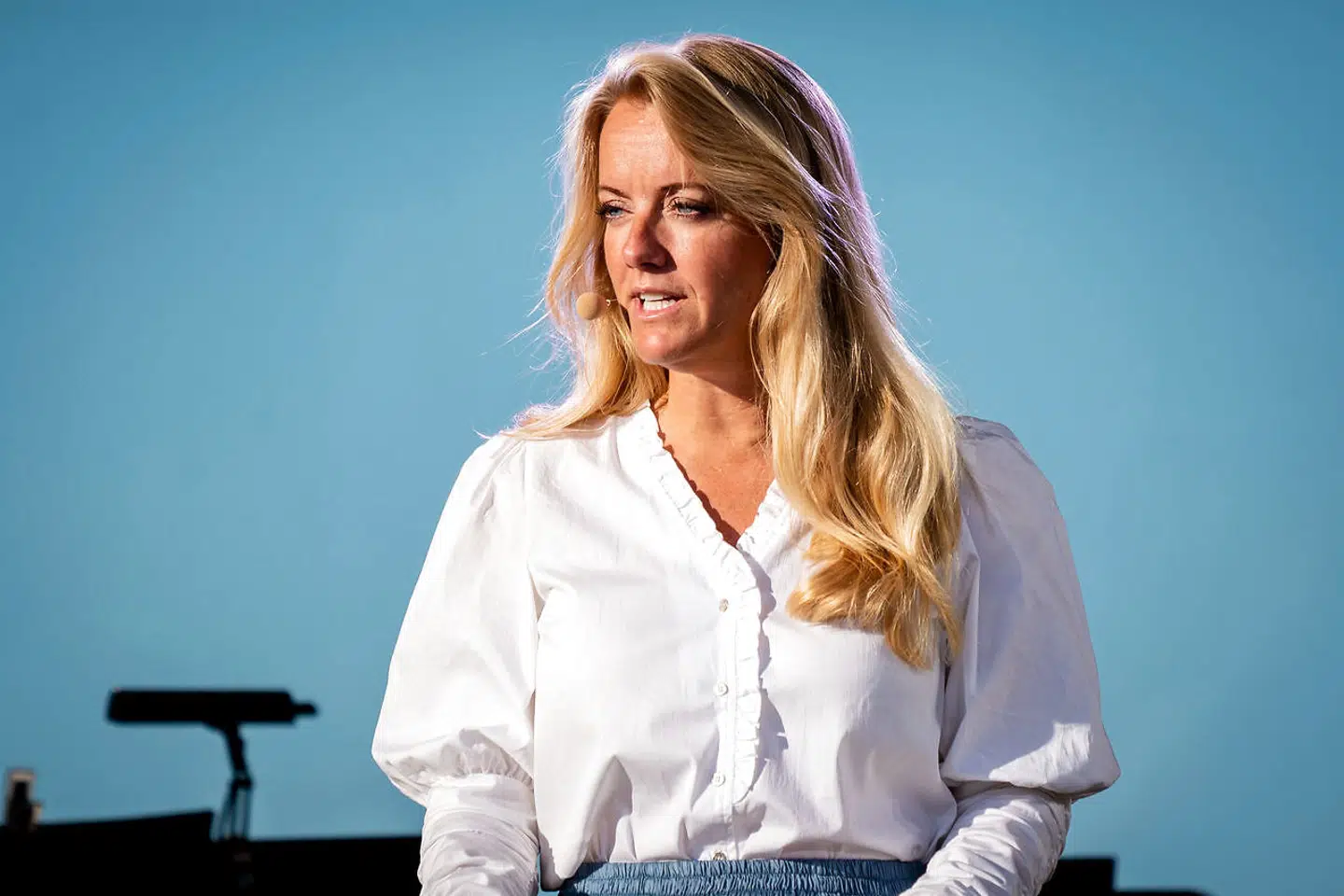 Næste gang, Pernille Vermund kommer til at sende live eller annoncere på Facebook, bliver efter valgkampen.