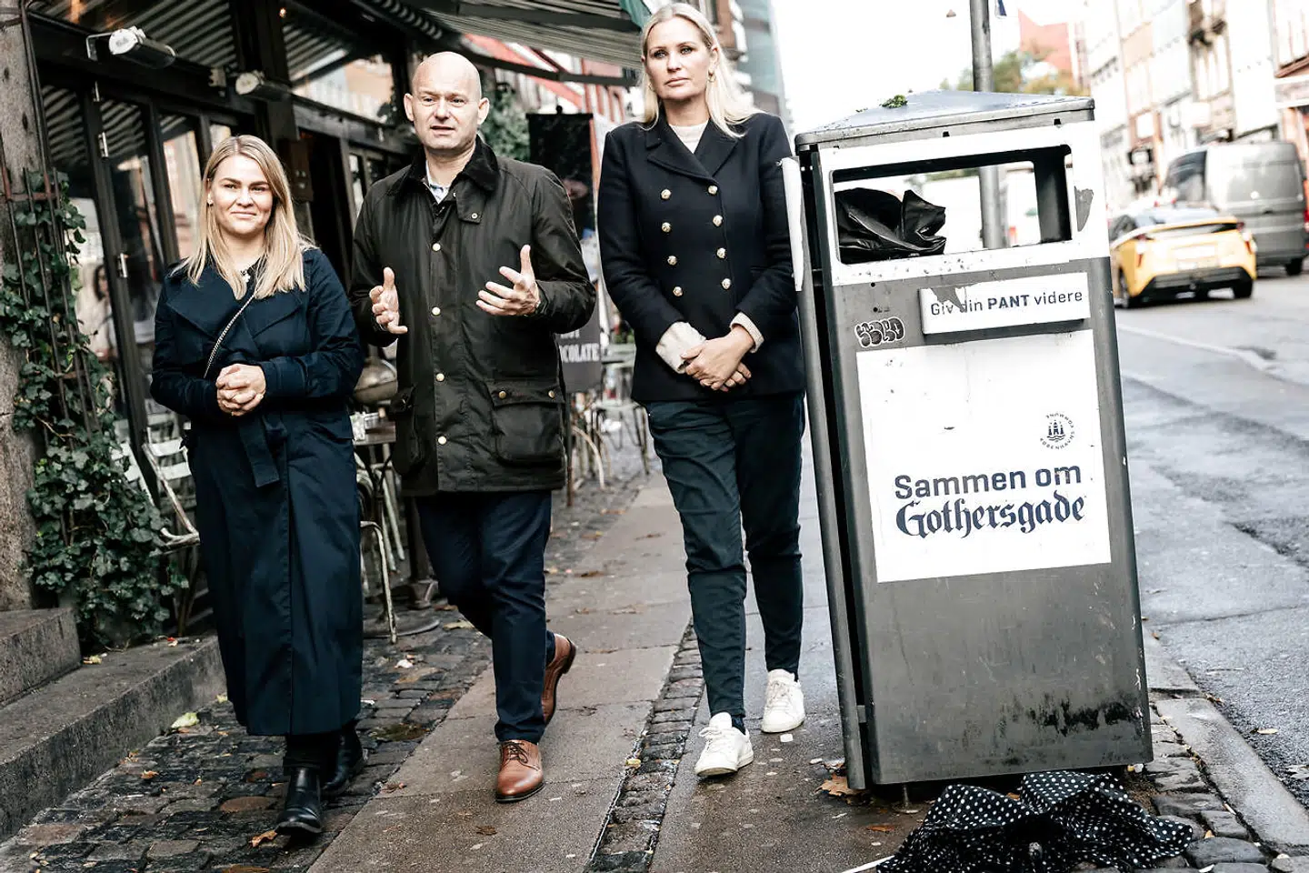 Ifølge formand for Den Danske Dommerforening Mikael Sjöberg skulle man hellere fokusere på ressourcer til politiet og domstolene, hvis man vil have mere lov og orden i samfundet. Her ses De Konservatives retsordfører, Britt Bager (t.h.), sammen med partiformand, Søren Pape Poulsen, og folketingskandidat Laura Lindahl i forbindelse med præsentationen af partiets retsudspil.