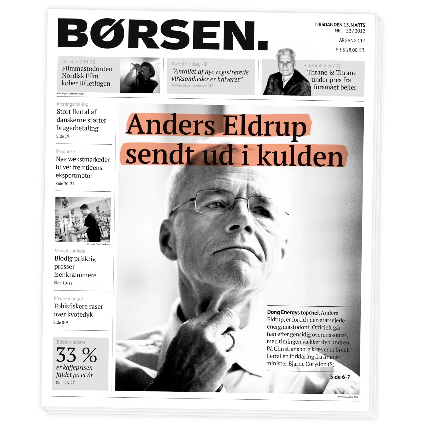 Børsen 13. marts 2012.