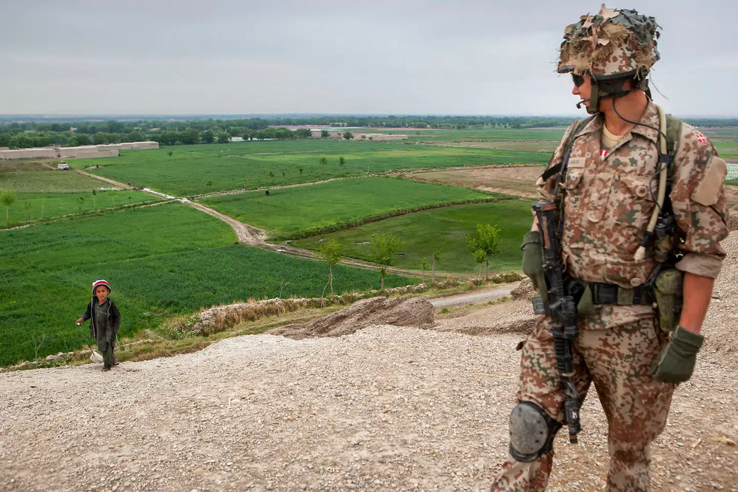 En ny undersøgelse fra VIVE viser, at de hjemvendte danske soldater i vid udstrækning kæmper med psykiske men. En væsentlig årsag er de hårde missioner i Irak og Afghanistan. Billedet her er fra Afghanistan.
