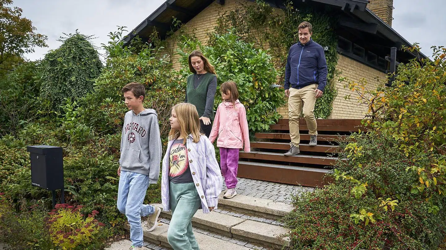 Familien Flindt Kreiner frygter, at vinteren bliver lang og kold. Frygten i Allerød-familien er, at landet løbe tør for gas.