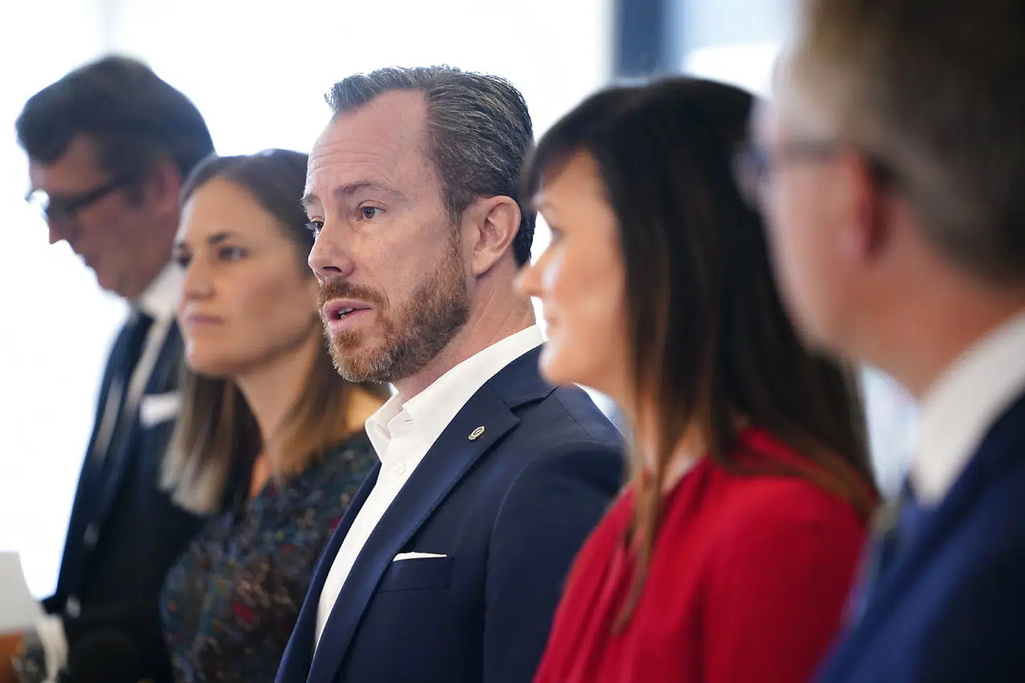 Venstre lancerer ny grøn 2030-plan på et pressemøde i København fredag den 7. oktober 2022