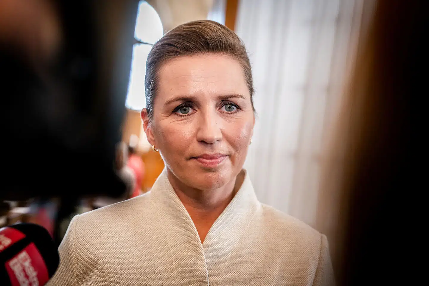 Statsminister Mette Frederiksen (S) udtalte sig til pressen efter sin åbningstale til Folketinget. »Mon ikke valget er på vej,« sagde hun hemmelighedsfuldt.