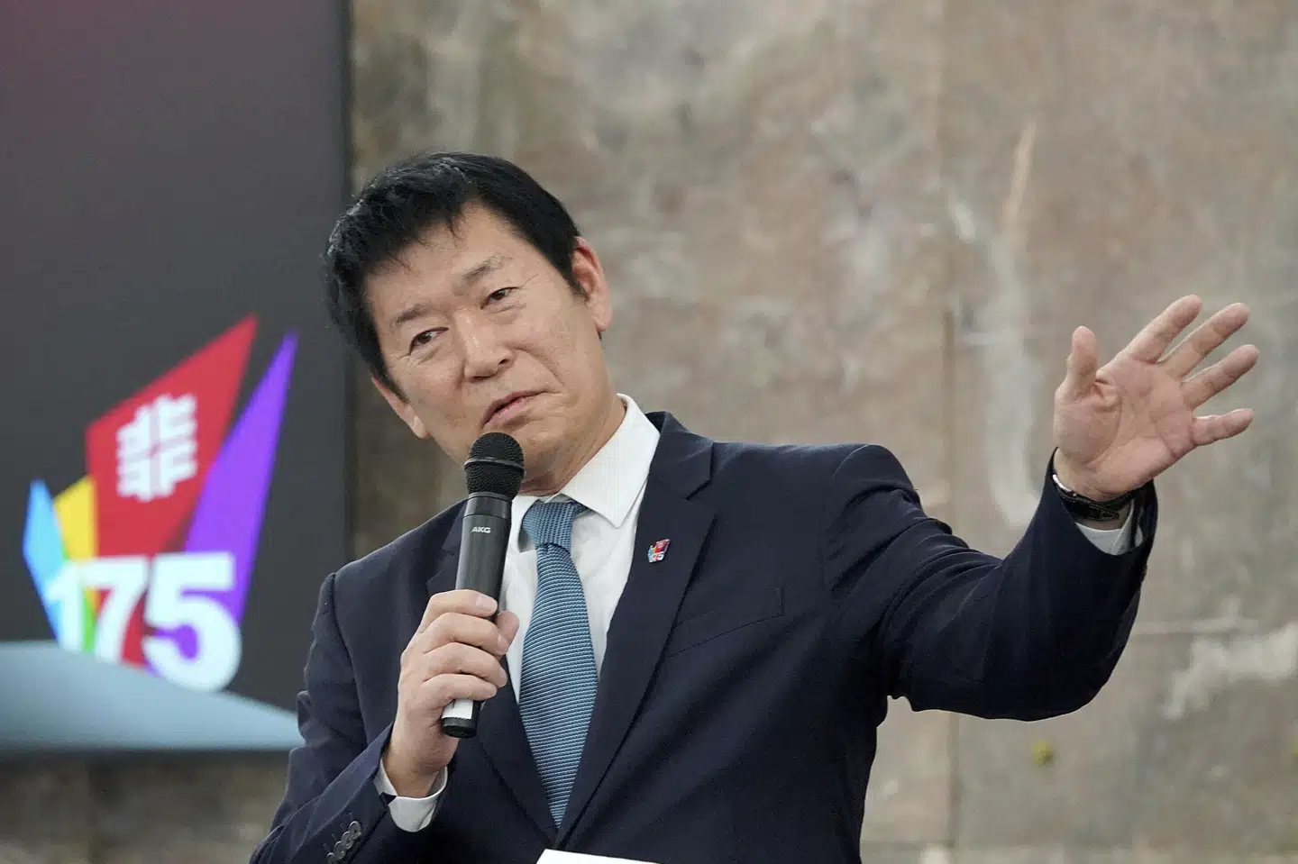 Morinari Watanabe, der er præsident for Det Internationale Gymnastikforbund (FIG), mener, at onsdagens beslutning sender et signal om, at gymnastikken søger fred. (Arkivfoto). Hasan Bratic/Ritzau Scanpix