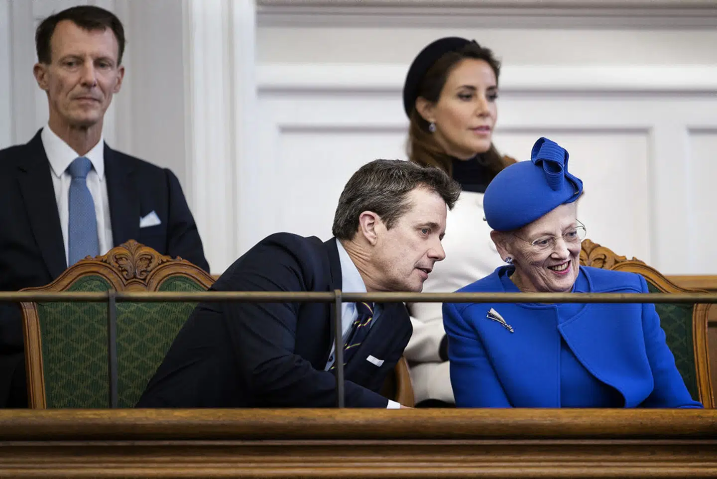 Der er stor uro i det danske kongehus, efter at dronning Margrethe har besluttet, at prins Joachims (øverst til venstre) fire børn fra nytår ikke længere skal bære titlerne prinser og prinsesse. Det er en beslutning, som prins Joachim langtfra er tilfreds med. (Arkivfoto). – Foto: Liselotte Sabroe/Ritzau Scanpix
