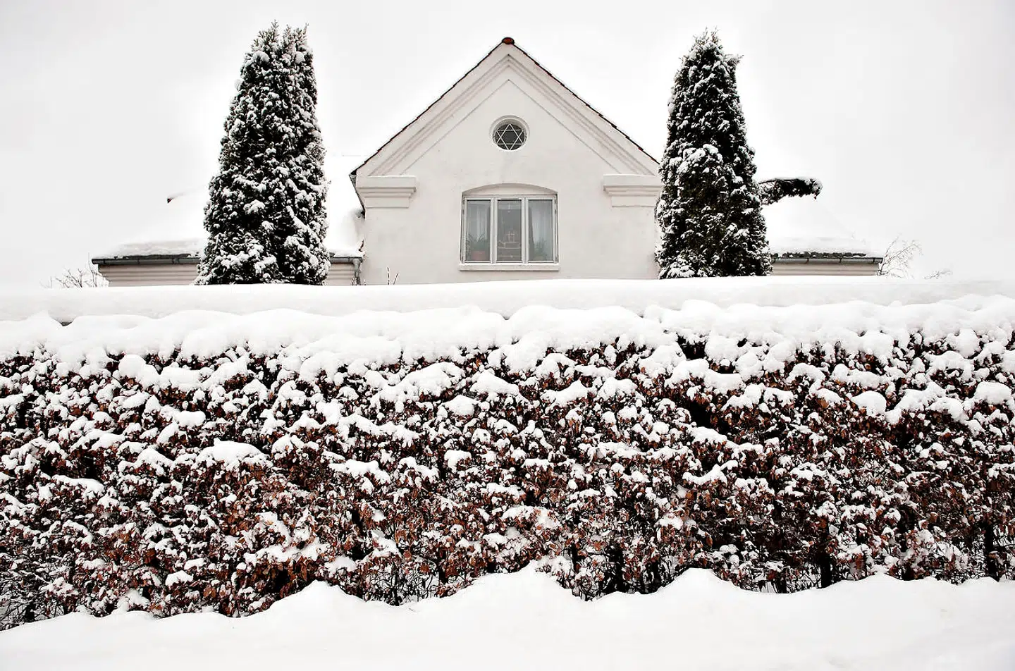 For danskere med gasfyr i boligen kan en dybfryservinter udvikle sig til et økonomisk mareridt. Villa i Aalborgbydelen Hasseris 3. februar 2010. Arkivfoto: Henning Bagger/Ritzau Scanpix