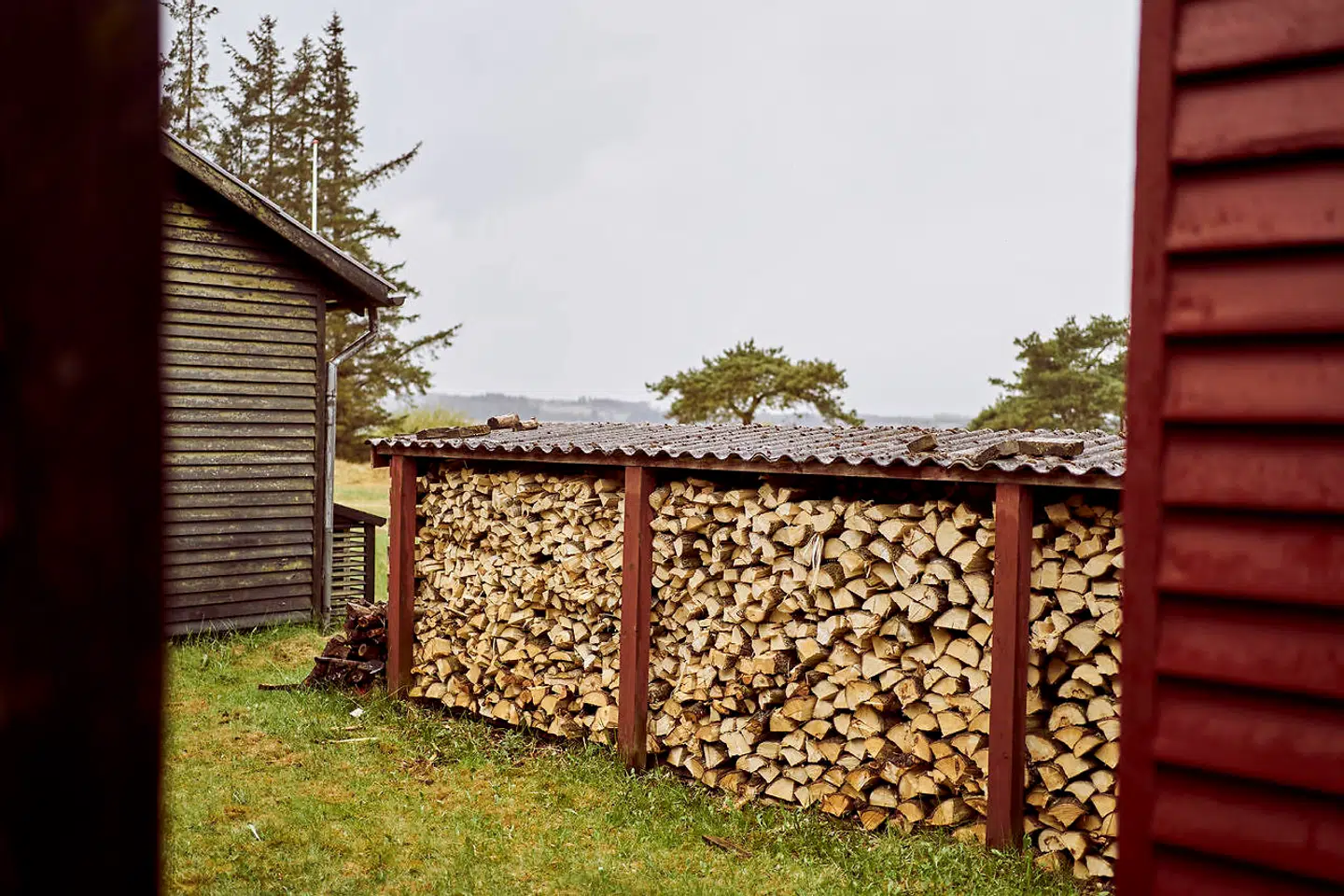 Har du et brændeskur stående frit fremme, skal du måske overveje i stedet at gemme dit brænde bag lås og slå.