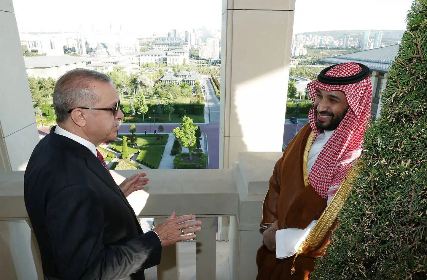 »Tyrkiets Erdogan og Saudi-Arabiens kronprins MBS har fået en konstruktiv nøglerolle,« skriver Berlingskes korrespondent i Mellemøsten i en analyse. (Arkivfoto)